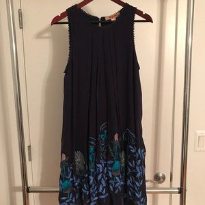 Anthropologie Not So Serious Beaded Dress Sz 12